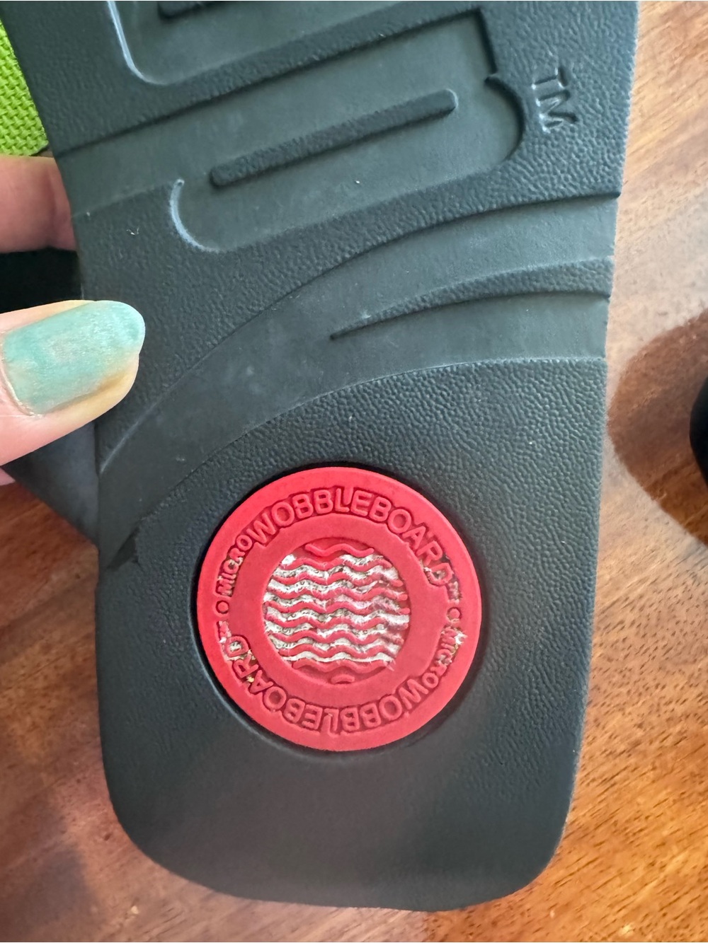 Fitflop Black Textured Slide Sandals with Thong Strap - Picture 7 of 12
